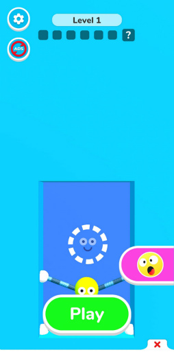 画像ギャラリー No.001のサムネイル画像 / 四肢を伸ばしてゴールを目指す。スマホ向けパズル「Stretch Guy」を紹介する「（ほぼ）日刊スマホゲーム通信」第2510回