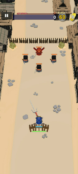 画像ギャラリー No.004のサムネイル画像 / 武将が戦場を跳ね回る！　スマホ向けアクション「戦国ブロック崩し」を紹介する「（ほぼ）日刊スマホゲーム通信」第2532回