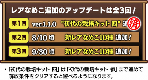 画像ギャラリー No.002のサムネイル画像 / 「元祖 なめこ栽培キット」,新レアなめこを追加するアップデートを実施