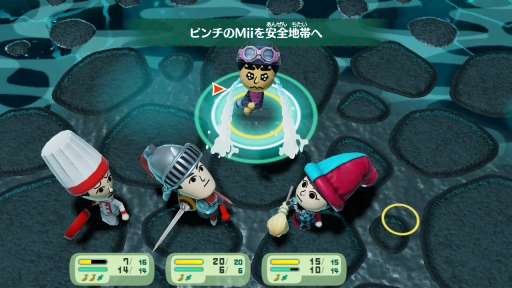 画像ギャラリー No.047のサムネイル画像 / 「ミートピア」は，Miiを使って自分だけの冒険が楽しめるRPG。自由度の高いキャラメイクや人間味あふれるバトルなど，ゲームの特徴を紹介