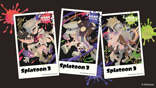 画像ギャラリー No.004のサムネイル画像 / 「スプラトゥーン3」,グランドフェスに向けた“応援合戦”を全国のゲーム売り場にて8月21日から実施