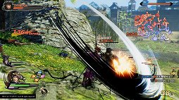 画像ギャラリー No.006のサムネイル画像 / 「戦国無双5」,光秀編のインプレッションをお届け。イラストが動いているかのような墨絵風グラフィックスで,爽快なアクションが楽しめる