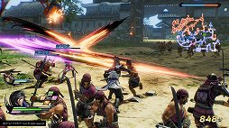 画像ギャラリー No.010のサムネイル画像 / 「戦国無双5」,光秀編のインプレッションをお届け。イラストが動いているかのような墨絵風グラフィックスで,爽快なアクションが楽しめる