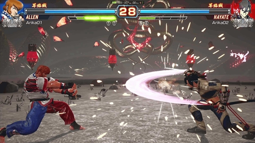 画像ギャラリー No.003のサムネイル画像 / 「FIGHTING EX LAYER ANOTHER DASH」，遅延を感じにくいネットコードに変更するアップデートが実施に