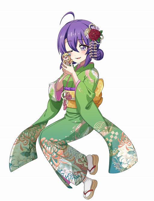 画像ギャラリー No.004のサムネイル画像 / 「邪神ちゃんドロップキック ケイオス」，新春イベント「新春！羽根つき大勝負！」を開催