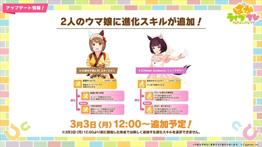 画像ギャラリー No.020のサムネイル画像 / アーモンドアイやグランアレグリアなど多数の新規ウマ娘が発表に。「ウマ娘 プリティーダービー」ぱかライブTV Vol.50まとめ