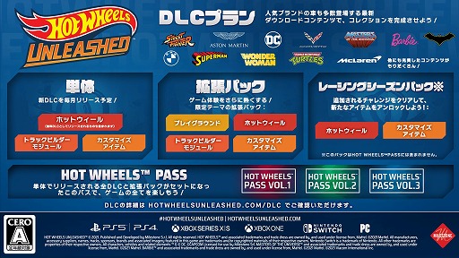 画像ギャラリー No.001のサムネイル画像 / 「Hot Wheels Unleashed」の最新トレイラー2本が公開。リリース後に配信されるDLCの情報も明らかに