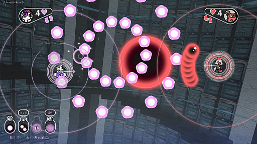 画像ギャラリー No.003のサムネイル画像 / Switch版「メイデン＆スペル」が本日配信。少女たちが撃ち合う対戦型の弾幕シューティングゲーム