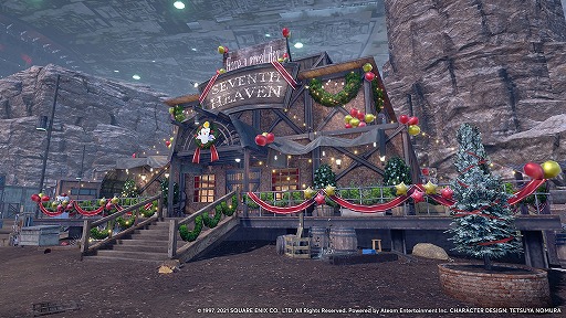 画像ギャラリー No.006のサムネイル画像 / 「FFVII FS」でホリデーイベントが開催に。限定ラインナップがショップに登場