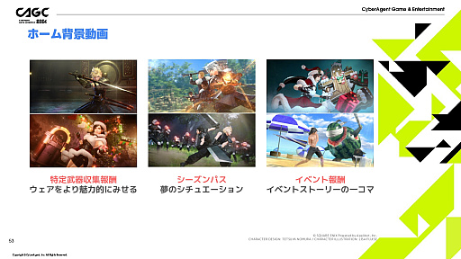 画像ギャラリー No.021のサムネイル画像 / 「FFVII EVER CRISIS」の演出方法などが解説されたセッションをレポート。ゲーム世界を分かりやすく表現し,キャラの魅力を引き出す秘訣とは