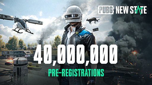 画像ギャラリー No.001のサムネイル画像 / 「PUBG: NEW STATE」の事前登録者数が全世界で4000万人を突破