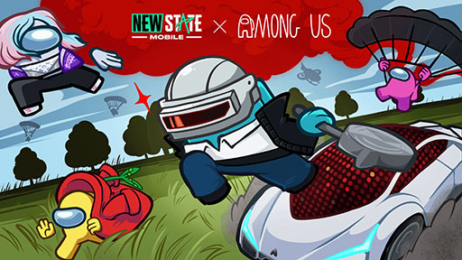 画像ギャラリー No.001のサムネイル画像 / 「NEW STATE MOBILE」と「Among Us」のコラボが4月21日にスタート。ミニゲームや限定アイテムを入手可能なイベントが登場