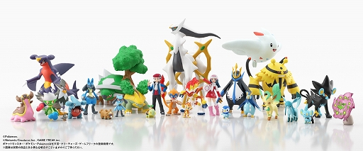 画像ギャラリー No.001のサムネイル画像 / 食玩「ポケモンスケールワールド シンオウ地方2」が2022年6月に発売決定。アルセウスも8月に登場