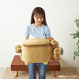 画像ギャラリー No.007のサムネイル画像 / ビッパのスツール，ポケモンセンターオンラインで受注開始。しっぽの形が異なるオスのすがた / メスのすがたの2種類