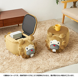 画像ギャラリー No.010のサムネイル画像 / ビッパのスツール，ポケモンセンターオンラインで受注開始。しっぽの形が異なるオスのすがた / メスのすがたの2種類