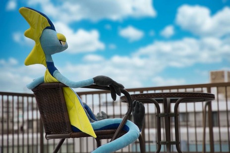 画像ギャラリー No.004のサムネイル画像 / 約120センチのビッグサイズ。「ポケモンぬいぐるみ エージェントポケモン!インテレオン」の予約受付が本日スタート