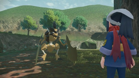 画像ギャラリー No.006のサムネイル画像 / 「Pokémon LEGENDS アルセウス」ヒスイ地方に生息するキング＆クイーンの情報が公開。行動範囲が広がる“ポケモンライド”も登場