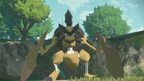 画像ギャラリー No.017のサムネイル画像 / 「Pokémon LEGENDS アルセウス」ヒスイ地方に生息するキング＆クイーンの情報が公開。行動範囲が広がる“ポケモンライド”も登場