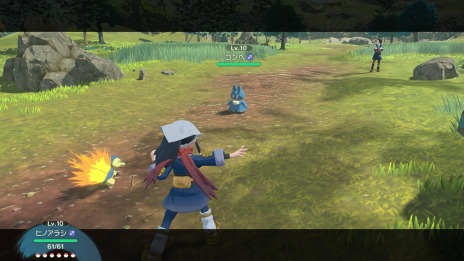 画像ギャラリー No.024のサムネイル画像 / 「Pokémon LEGENDS アルセウス」ヒスイ地方に生息するキング＆クイーンの情報が公開。行動範囲が広がる“ポケモンライド”も登場