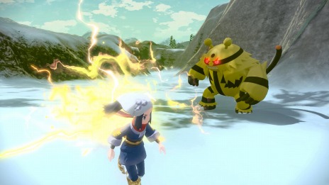 画像ギャラリー No.036のサムネイル画像 / 「Pokémon LEGENDS アルセウス」ヒスイ地方に生息するキング＆クイーンの情報が公開。行動範囲が広がる“ポケモンライド”も登場