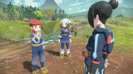画像ギャラリー No.055のサムネイル画像 / 「Pokémon LEGENDS アルセウス」ヒスイ地方に生息するキング＆クイーンの情報が公開。行動範囲が広がる“ポケモンライド”も登場