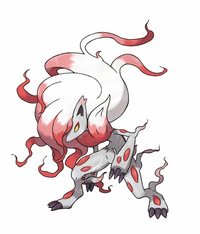 画像ギャラリー No.006のサムネイル画像 / 「Pokémon LEGENDS アルセウス」にヒスイのすがたの“ゾロア”と“ゾロアーク”が登場。恨みエネルギーを使うゴーストポケモン