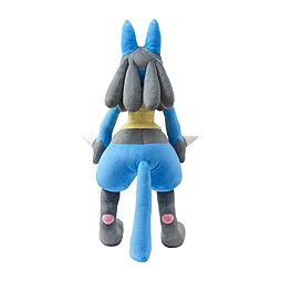 画像ギャラリー No.004のサムネイル画像 / 「ぬいぐるみ 等身大ルカリオ」の受注がポケモンセンターオンラインで本日スタート。耳先までの高さは約120cm,簡単なポーズも作れる
