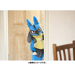 画像ギャラリー No.008のサムネイル画像 / 「ぬいぐるみ 等身大ルカリオ」の受注がポケモンセンターオンラインで本日スタート。耳先までの高さは約120cm,簡単なポーズも作れる