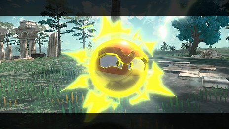 画像ギャラリー No.006のサムネイル画像 / 「Pokémon LEGENDS アルセウス」,ヒスイのすがたのビリリダマが公開に。木目調の見た目で,でんき・くさタイプ