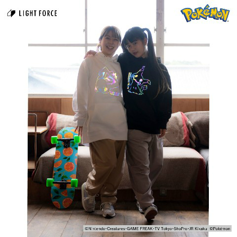 画像ギャラリー No.007のサムネイル画像 / 「ポケモン」デザインのリフレクターTシャツ&パーカーがヴィレヴァンオンラインに登場。予約受付中
