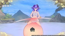 画像ギャラリー No.002のサムネイル画像 / 「閃乱忍忍忍者大戦ネプテューヌ -少女たちの響艶-」，ミニゲーム“乳桃瞑想”の情報が公開。7月3日，4日，10日には店頭体験会も開催