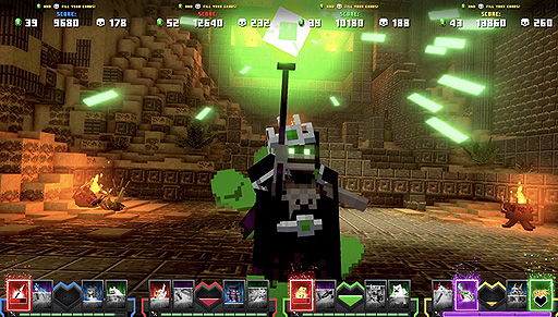 画像ギャラリー No.007のサムネイル画像 / アーケード版「Minecraft Dungeons」が北米でテスト中。4人協力プレイに対応，武器やペット，スキンなどは物理カードをスキャンして装備