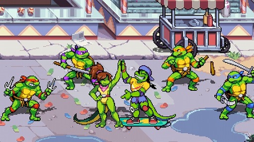 画像ギャラリー No.004のサムネイル画像 / 「Teenage Mutant Ninja Turtles: Shredder's Revenge」の最新DLCが配信スタート。新キャラ「Mona Lisa」と「Mondo Gecko」が登場