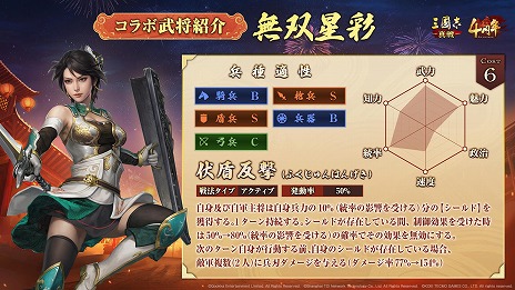 画像ギャラリー No.012のサムネイル画像 / えなこさんがコスプレ姿を披露。「三國志 真戦」×「真・三國無双8 Empires」コラボ第3弾で登場する「無双星彩」「無双甄姫」の情報を公開