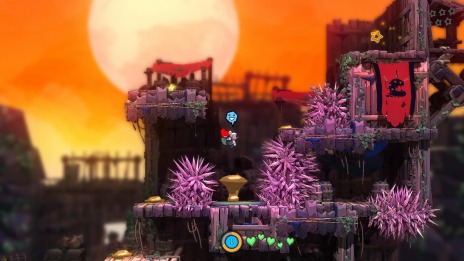 画像ギャラリー No.009のサムネイル画像 / 新作アクション「ダークウォーター スライム・インベーダー」がSwitch向けに本日配信。少女とおばあさんの活躍を描いた幻想的な物語