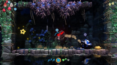 画像ギャラリー No.016のサムネイル画像 / 新作アクション「ダークウォーター スライム・インベーダー」がSwitch向けに本日配信。少女とおばあさんの活躍を描いた幻想的な物語
