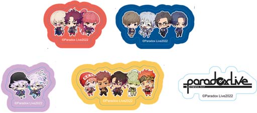 画像ギャラリー No.002のサムネイル画像 / カプとれ×Paradox Liveコラボ第3弾，「cozmez」＆「悪漢奴等」のCD風缶ケース入りフレークシールが登場