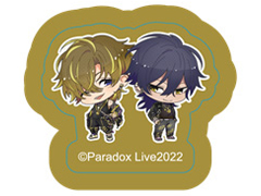 カプとれ×Paradox Liveコラボ第4弾，「武雷管」などCD風缶ケース入りフレークシールが登場