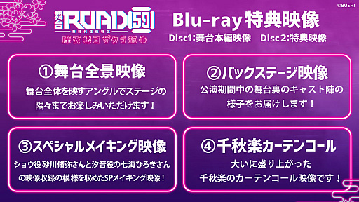 画像ギャラリー No.003のサムネイル画像 / “舞台「ROAD59 -新時代任侠特区-」摩天楼ヨザクラ抗争 ”Blu-rayの特典情報が公開