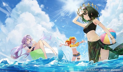 画像ギャラリー No.002のサムネイル画像 / 新ムジカート「海」参戦。「takt op. 運命は真紅き旋律の街を」新イベント「海色スケッチ」本日開始。コンダクター応援キャンペーン開催中