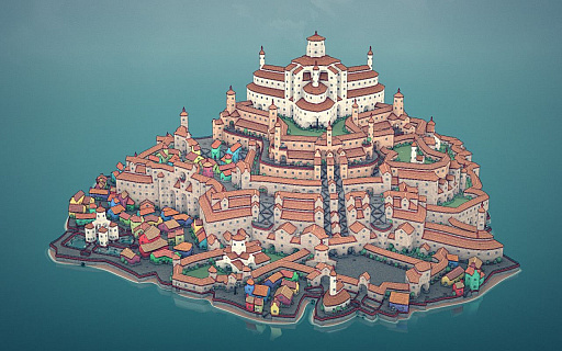 画像ギャラリー No.004のサムネイル画像 / 癒し系都市建設シム「Townscaper」が6月30日に正式リリース。PC/Mac版に加えて,Switch/スマホ版も発売