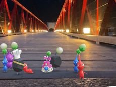 画像ギャラリー No.012のサムネイル画像 / 「Pikmin Bloom」と岐阜県で10月8日から開催の「美濃和紙あかりアート展」がコラボ。スポットを巡るとデコピクミンの金の苗が手に入る