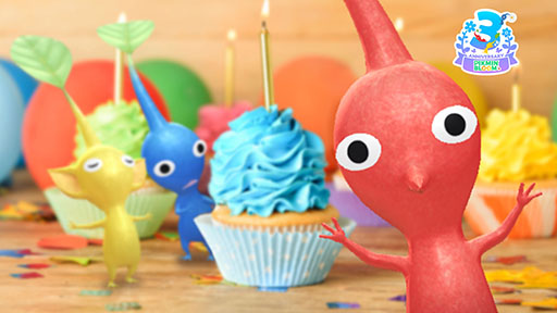 画像ギャラリー No.001のサムネイル画像 / 「Pikmin Bloom」3周年イベントの詳細が明らかに。「3周年カップケーキ」デコピクミンを仲間にできるチャンス