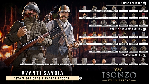 画像ギャラリー No.005のサムネイル画像 / 第一次世界大戦を忠実に再現したFPS「Isonzo」,第9落下傘強襲連隊の激戦を描くDLC「Moschin Expansion」の無料配信開始