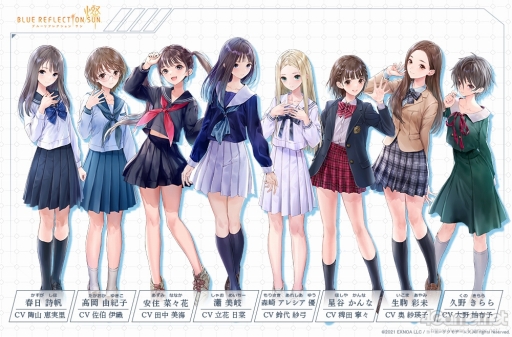画像ギャラリー No.008のサムネイル画像 / ［インタビュー］岸田メル氏と開発のキーマンに聞く，「BLUE REFLECTION SUN/燦」に込めた思いと，スマホならではの“ブルリフらしさ”