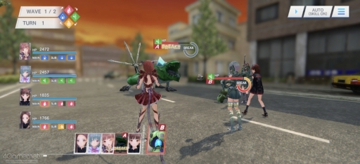画像ギャラリー No.027のサムネイル画像 / ［プレイレポ］スマホ版CBTで分かった「BLUE REFLECTION SUN/燦」のゲーム性。絶望と戦う少女たちが紡ぐ群像劇と美しいビジュアルに注目だ