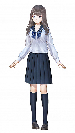画像ギャラリー No.002のサムネイル画像 / 「BLUE REFLECTION TIE/帝」のパッケージイラストが公開。新キャラ“春日詩帆”や学校の外に現れた不可思議な場所の情報も紹介