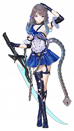 画像ギャラリー No.003のサムネイル画像 / 「BLUE REFLECTION TIE/帝」のパッケージイラストが公開。新キャラ“春日詩帆”や学校の外に現れた不可思議な場所の情報も紹介