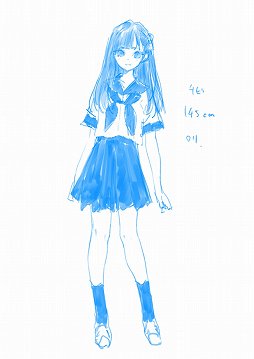 画像ギャラリー No.020のサムネイル画像 / イラストレーター岸田メルとは何者なのか。「BLUE REFLECTION TIE/帝」のキャラクターデザインから，その繊細な絵の起源を探る