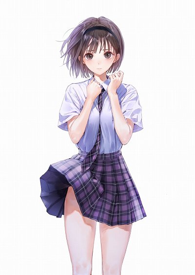 画像ギャラリー No.035のサムネイル画像 / イラストレーター岸田メルとは何者なのか。「BLUE REFLECTION TIE/帝」のキャラクターデザインから，その繊細な絵の起源を探る